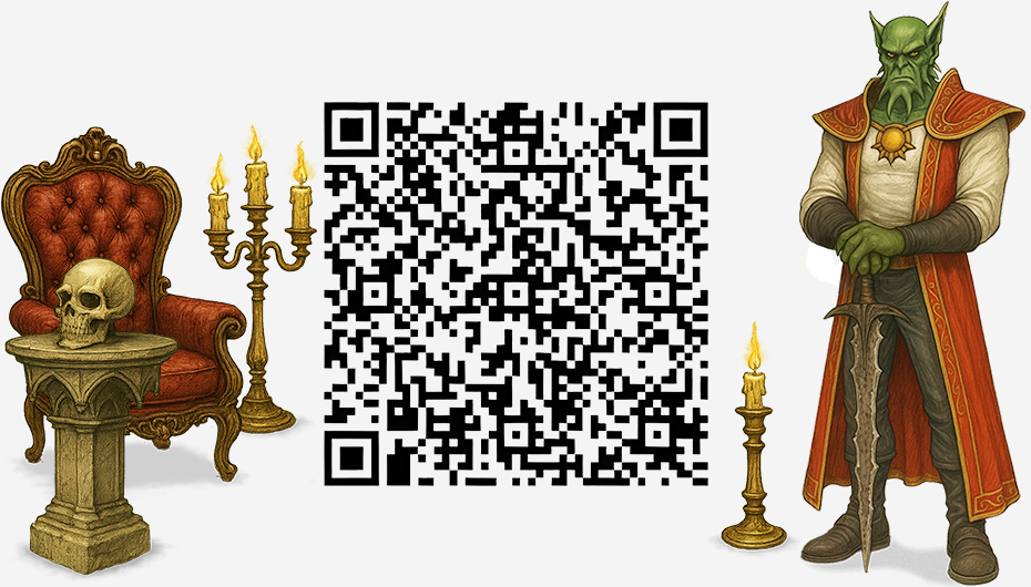 Código QR para doações online